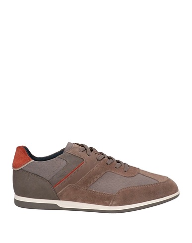 GEOX Sneakers Khaki Textile fibers