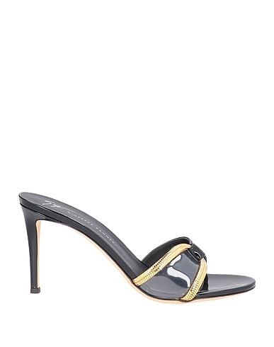 GIUSEPPE ZANOTTI Sandals Black Soft Leather