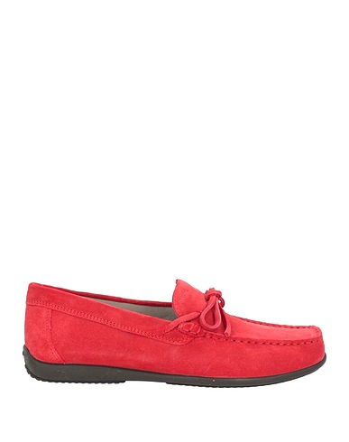 GEOX Loafers Red Leather