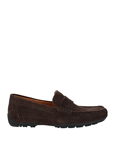 GEOX Loafers Dark brown Leather