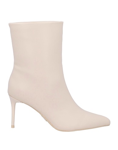 STEVE MADDEN Ankle boot Off white Textile fibers
