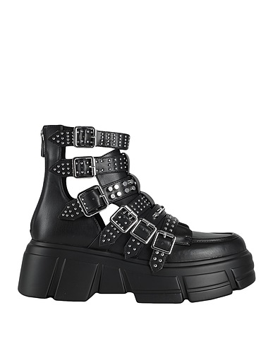 STEVE MADDEN Ankle boot Black Textile fibers