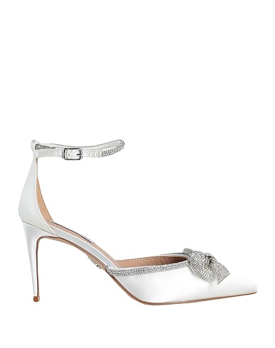 STEVE MADDEN パンプス ホワイト 紡績繊維