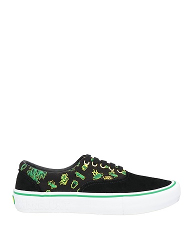 VANS Sneakers Black Soft Leather, Textile fibers