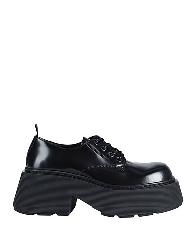 VIC MATIĒ Schnürschuhe Schwarz Leder