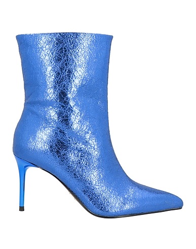 STEVE MADDEN Ankle boot Blue Textile fibers