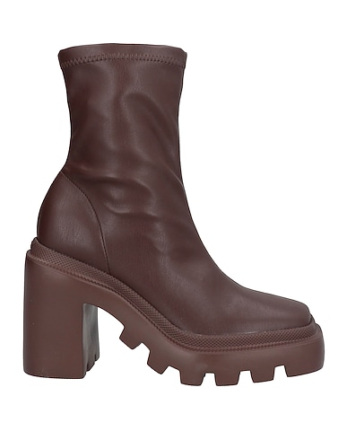 VIC MATIĒ Ankle boot Chocolate brown Textile fibres