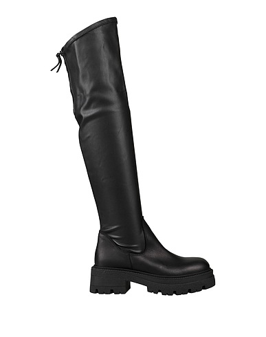 KIRÒ Boots Black Soft Leather, Textile fibers