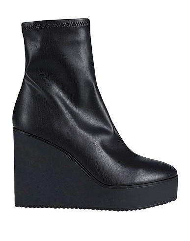 STEVE MADDEN Ankle boot Black Textile fibers