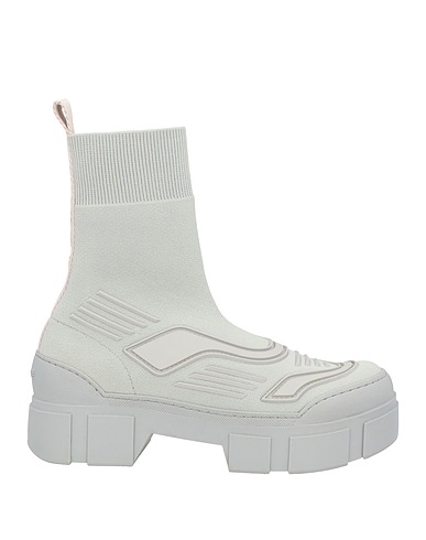 VIC MATIĒ Ankle boot Light grey Textile fibres
