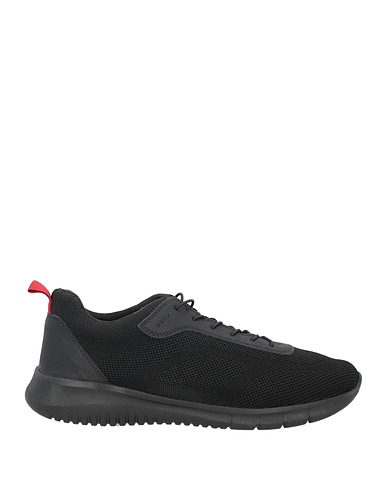 GEOX Sneakers Black Textile fibres