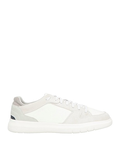 GEOX Sneakers Weiß Leder, Gewebefasern