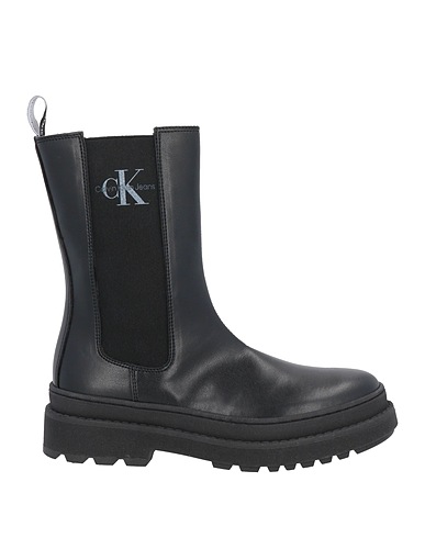 CALVIN KLEIN JEANS Stivaletti Nero Fibre tessili