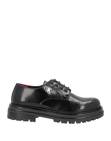 CALVIN KLEIN JEANS Stringate Nero Fibre tessili