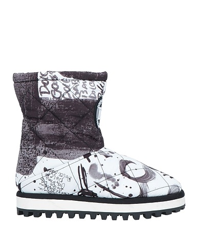 DOLCE&GABBANA Ankle boot White 100% Polyester
