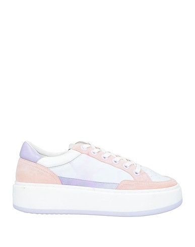 NIRA RUBENS Sneakers White Leather, Textile fibres