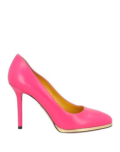 CHARLOTTE OLYMPIA Pump Fuchsia Soft Leather