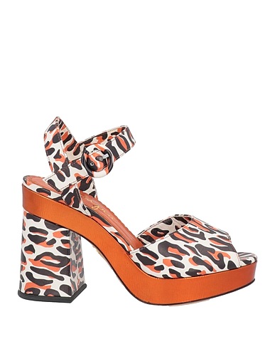 CHARLOTTE OLYMPIA Sandali Arancione Pelle