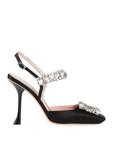 ROGER VIVIER Court Black Textile fibres