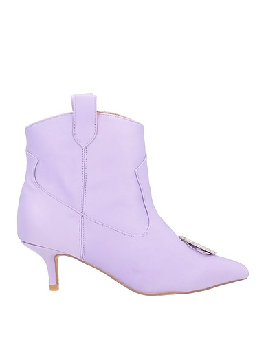 GAëLLE Paris Ankle boot Lilac Textile fibres