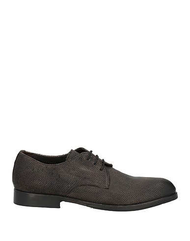 JOHN BAKERY Laced shoes Charcoal Soft Leather