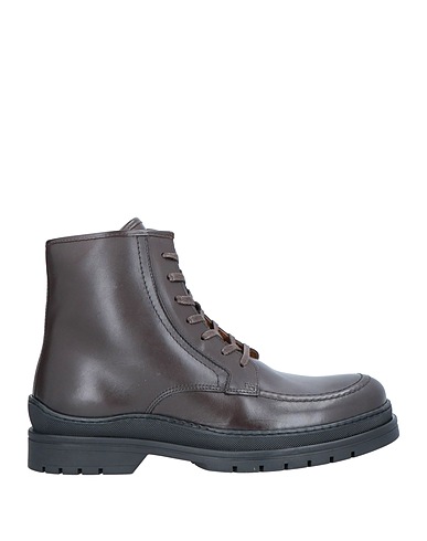 CERRUTI 1881 Ankle boot Dark brown 100% Cow leather