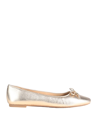 MICHAEL MICHAEL KORS Ballet flats Gold 100% Goat skin