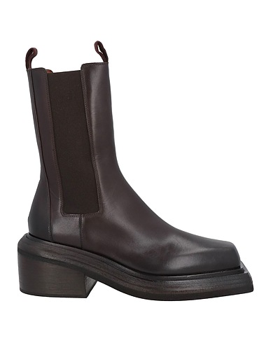 MARSÈLL Ankle boot Dark brown Leather