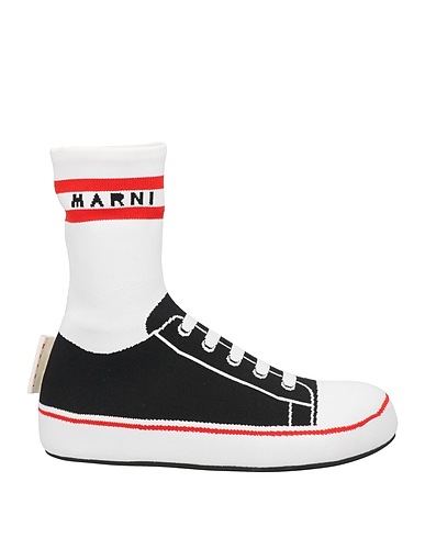 MARNI Ankle boot Black Textile fibers