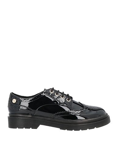 BLUGIRL Laced shoes Black Textile fibres