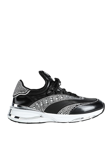 KARL LAGERFELD Sneakers Black 50% Polyurethane, 35% Soft Leather, 15% Nylon