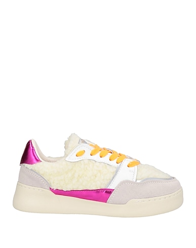 MONOWAY Sneakers Light grey Soft Leather, Textile fibres