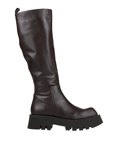 PALOMA BARCELÓ Boots Dark brown Soft Leather