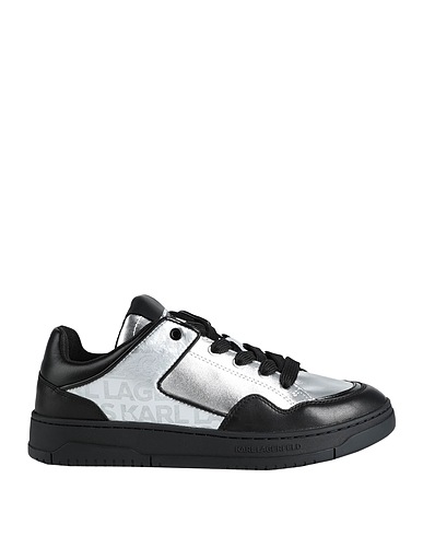 KARL LAGERFELD JEANS Sneakers Silber 80% Leder, 20% Nylon