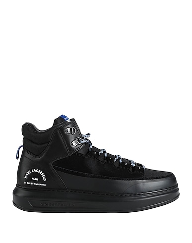 KARL LAGERFELD Sneakers Black 75% Leather, 25% Polyester