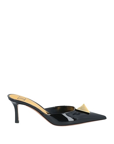 VALENTINO GARAVANI Mules and clogs Black Soft Leather