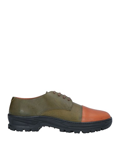 MISSONI Stringate Verde militare Pelle