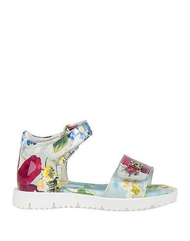 DOLCE&GABBANA Sandals Sky blue 100% Calfskin