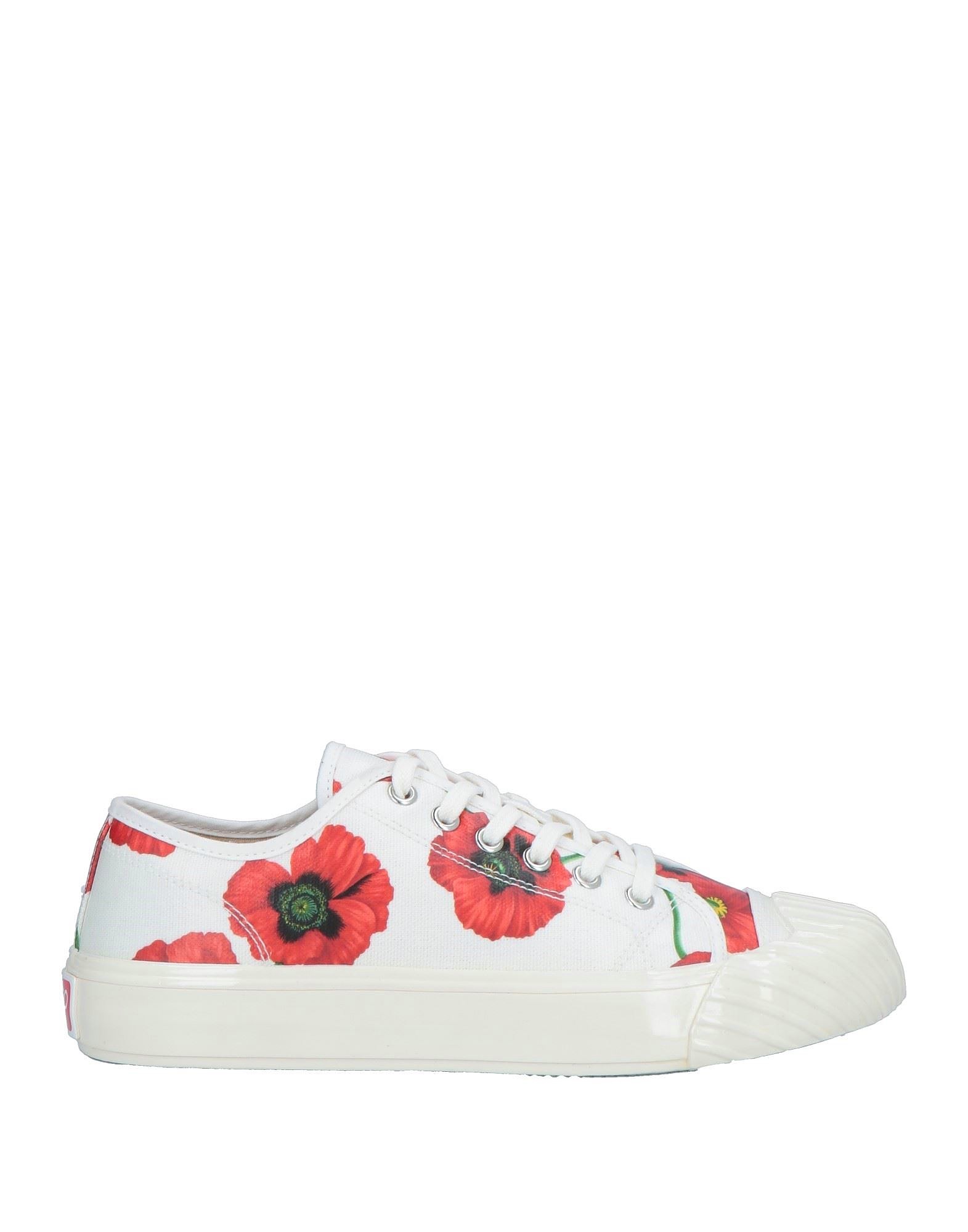 Kenzo - Poppy-Flower Print Low-Top Sneakers