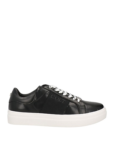 CULT Sneakers Black Textile fibres, Soft Leather