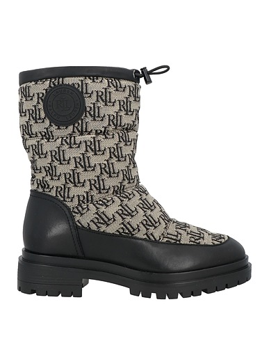 LAUREN RALPH LAUREN Stiefelette Sand 65% Gewebefasern, 35% Leder