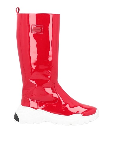 DOLCE&GABBANA Boots Red 100% Calfskin