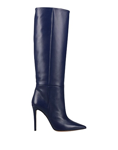 ANNA F. Boots Bright blue Soft Leather