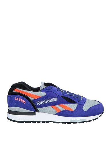 REEBOK Sneakers Purple Leather, Textile fibers