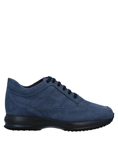 HOGAN Sneakers Slate blue Soft Leather
