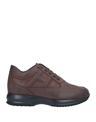 HOGAN Sneakers Brown Soft Leather
