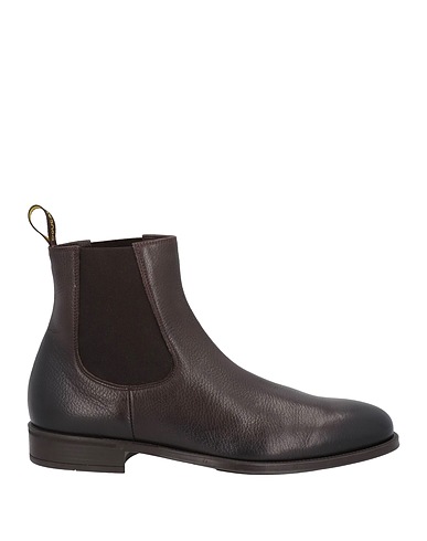 DOUCAL'S Ankle boot Dark brown Soft Leather