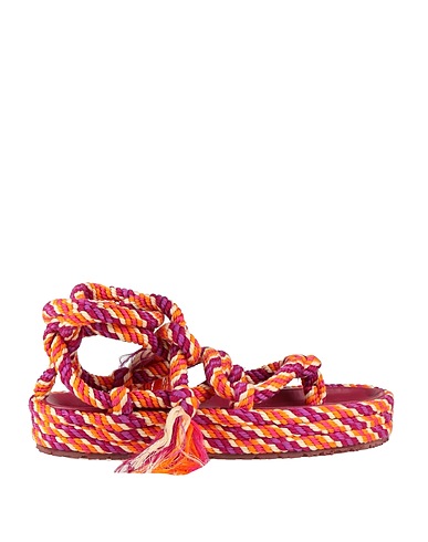 ISABEL MARANT Espadrillas Arancione Cotone