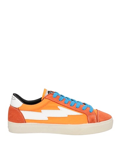SANYAKO Sneakers Arancione Pelle, Fibre tessili