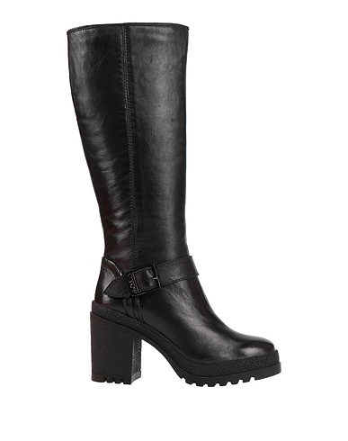 GAI MATTIOLO Boots LOVE TO LOVE Black Soft Leather
